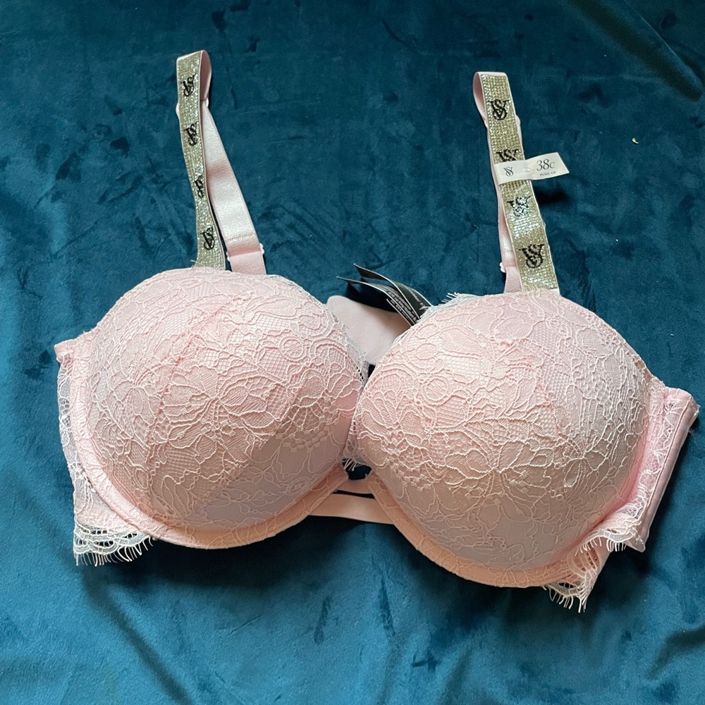 Victoria's Secret Pink Lace Padded Bra